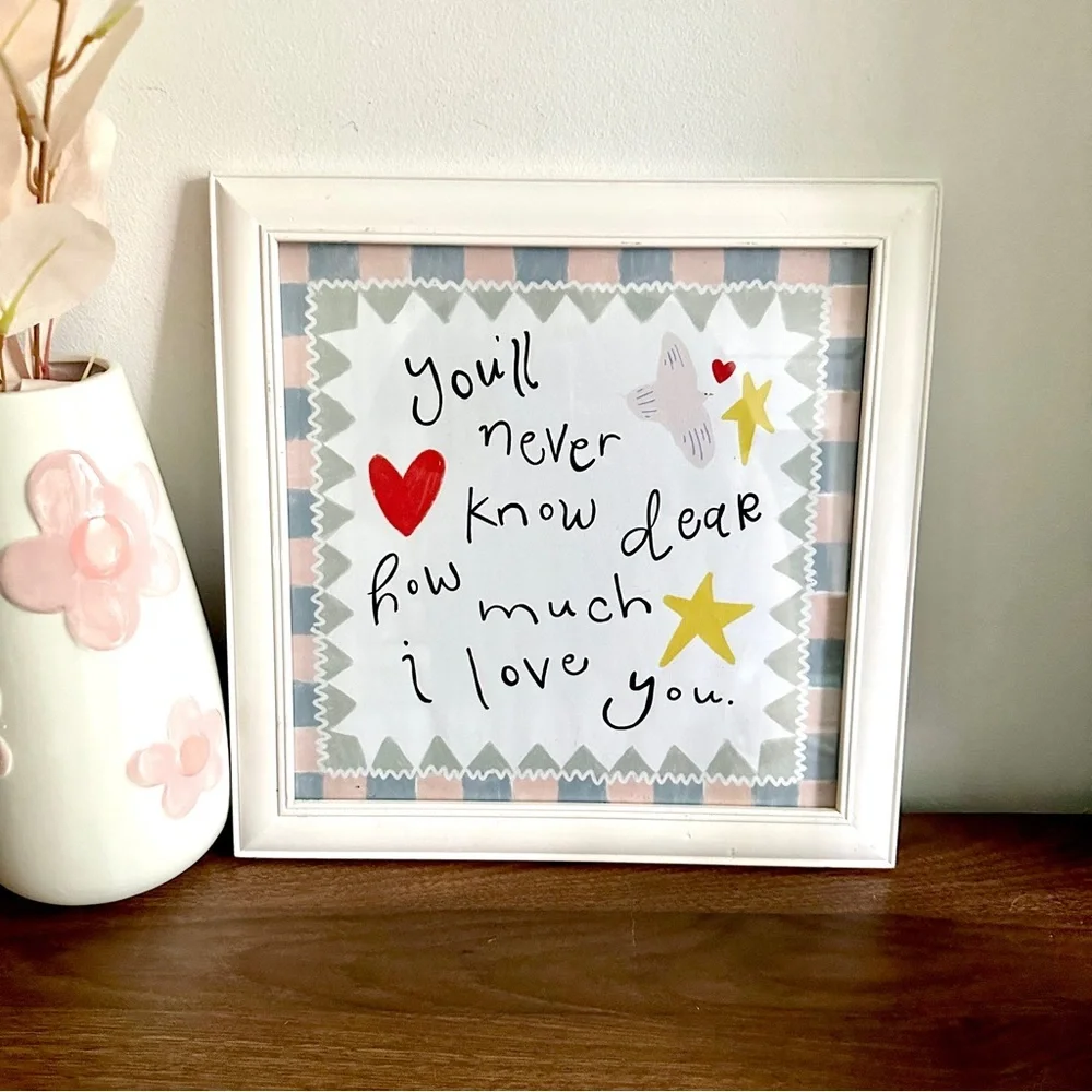 You’ll Never Know, Dear, How Much I Love You Canvas Art Print Framed Wall Art